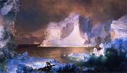 Frederic Edwin Church The Iceburgs oil on canvas
